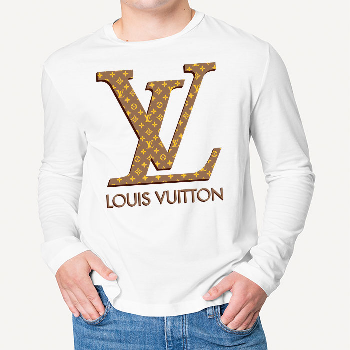 Louis-Vuitton-Logo-Luxury-Monogram-Canvas-Pattern-Unisex-Kid-Long-Sleeve-Tee-TBL202-3