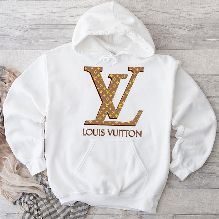 Louis-Vuitton-Logo-Luxury-Monogram-Canvas-Pattern-Unisex-Pullover-Hoodie-TB208 Louis Vuitton Logo Luxury Monogram Canvas Pattern Unisex Pullover Hoodie TB208