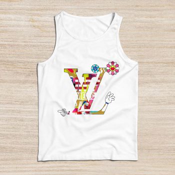 Louis Vuitton Logo Luxury Takashi Murakami Flower Unisex Tank Top TB128