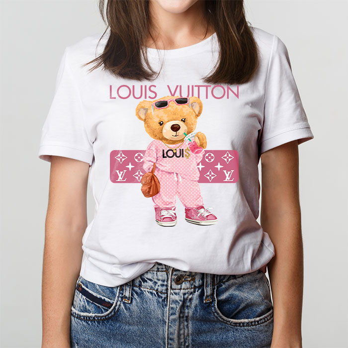 Louis-Vuitton-Logo-Luxury-Teddy-Bear-Unisex-T-Shirt-NTB2730-1