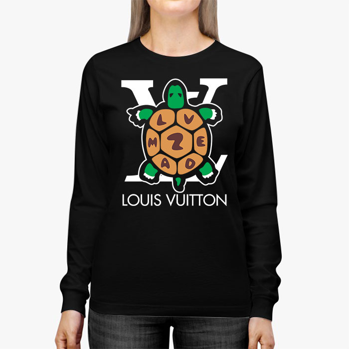 Louis-Vuitton-Logo-Luxury-Turtle-Humanmade-Unisex-Kid-Long-Sleeve-Tee-TBL160-2