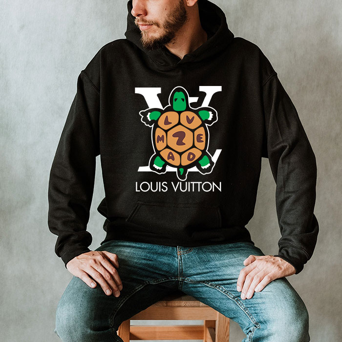 Louis-Vuitton-Logo-Luxury-Turtle-Humanmade-Unisex-Pullover-Hoodie-TB166-2