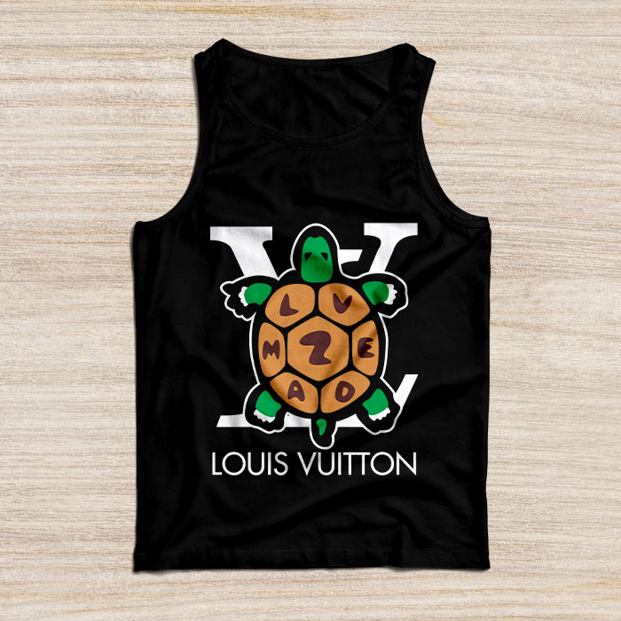 Louis-Vuitton-Logo-Luxury-Turtle-Humanmade-Unisex-Tank-Top-TB103 Louis Vuitton Logo Luxury Turtle Humanmade Unisex Tank Top TB103