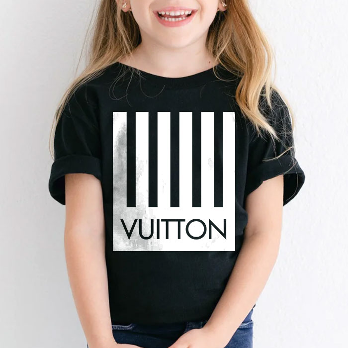 Louis-Vuitton-Logo-Luxury-With-Barcode-Logo-LV-Unisex-T-Shirt-CB453-3