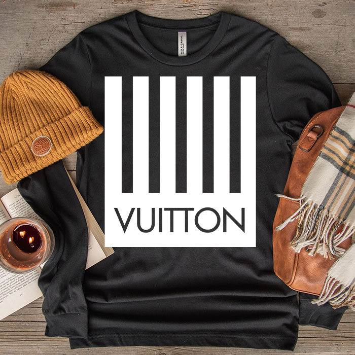 Louis-Vuitton-Logo-Luxury-With-Barcode-Logo-Unisex-Kid-Long-Sleeve-Tee-TBL200-1