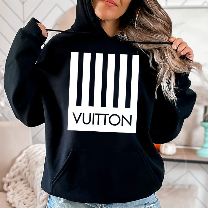 Louis-Vuitton-Logo-Luxury-With-Barcode-Logo-Unisex-Pullover-Hoodie-TB206-1