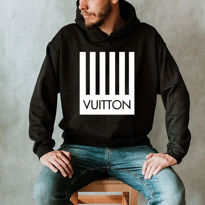 Louis-Vuitton-Logo-Luxury-With-Barcode-Logo-Unisex-Pullover-Hoodie-TB206-2