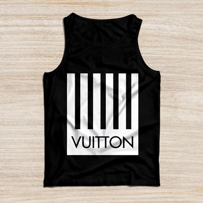 Louis-Vuitton-Logo-Luxury-With-Barcode-Logo-Unisex-Tank-Top-TB143 Louis Vuitton Logo Luxury With Barcode Logo Unisex Tank Top TB143