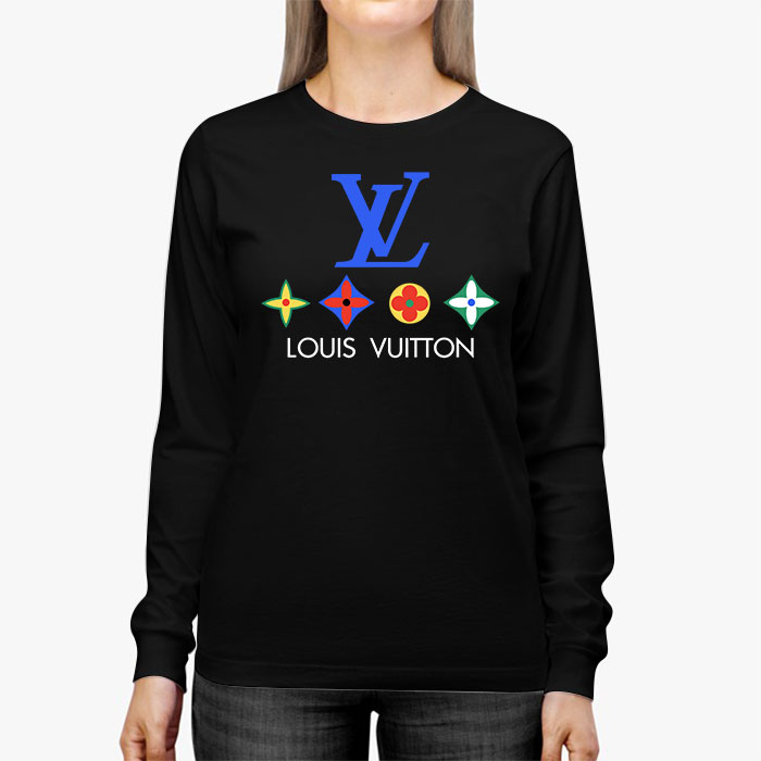 Louis-Vuitton-Logo-Luxury-With-Color-Monogram-Unisex-Kid-Long-Sleeve-Tee-TBL198-2
