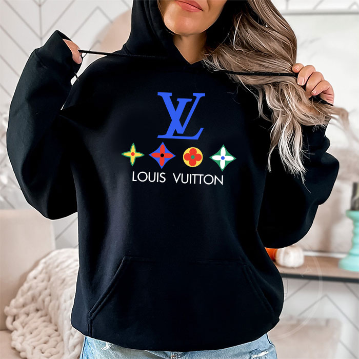 Louis-Vuitton-Logo-Luxury-With-Color-Monogram-Unisex-Pullover-Hoodie-TB204-1
