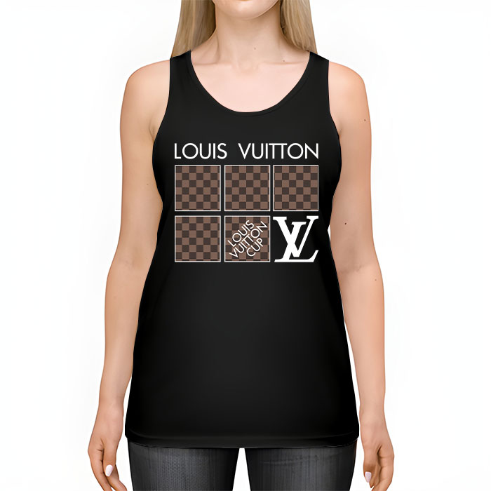 Louis-Vuitton-Logo-Luxury-With-Damier-Pattern-Unisex-Tank-Top-TB140-2