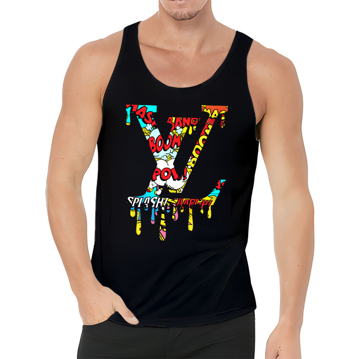 Louis-Vuitton-Luxury-Comic-Boom-Pattern-Unisex-Tank-Top-TB120-1