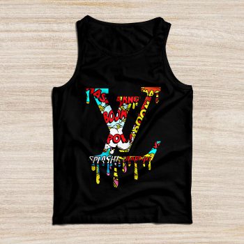 Louis Vuitton Luxury Comic Boom Pattern Unisex Tank Top TB120