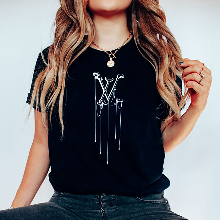 Louis-Vuitton-Luxury-Logo-LV-Unisex-T-Shirt-CB428-1