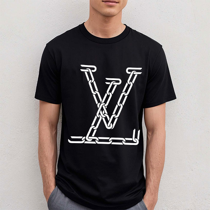 Louis-Vuitton-Luxury-Logo-LV-Unisex-T-Shirt-CB429-2