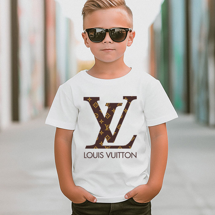 Louis-Vuitton-Luxury-Logo-Monogram-Canvas-Pattern-LV-Unisex-T-Shirt-CB433-4