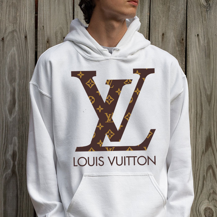 Louis-Vuitton-Luxury-Logo-Monogram-Canvas-Pattern-Unisex-Pullover-Hoodie-TB186-2
