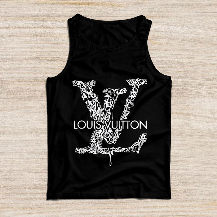 Louis-Vuitton-Luxury-Logo-Unisex-Tank-Top-TB117 Louis Vuitton Luxury Logo Unisex Tank Top TB117