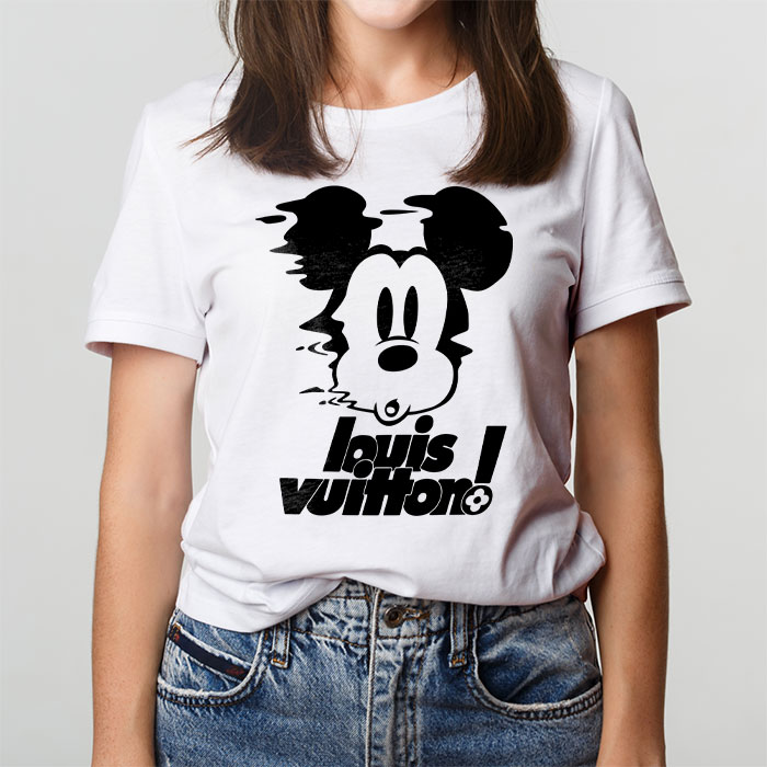 Louis-Vuitton-Mickey-Mouse-LV-Unisex-T-Shirt-CB401-1