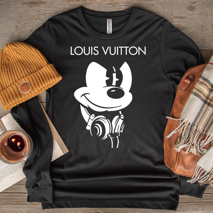 Louis-Vuitton-Mickey-Mouse-Unisex-Kid-Long-Sleeve-Tee-TBL139-1