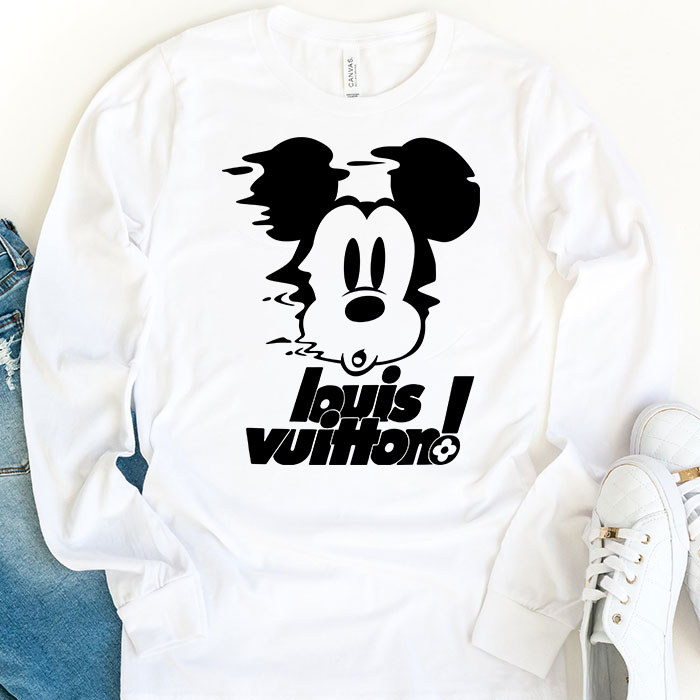Louis-Vuitton-Mickey-Mouse-Unisex-Kid-Long-Sleeve-Tee-TBL148-1