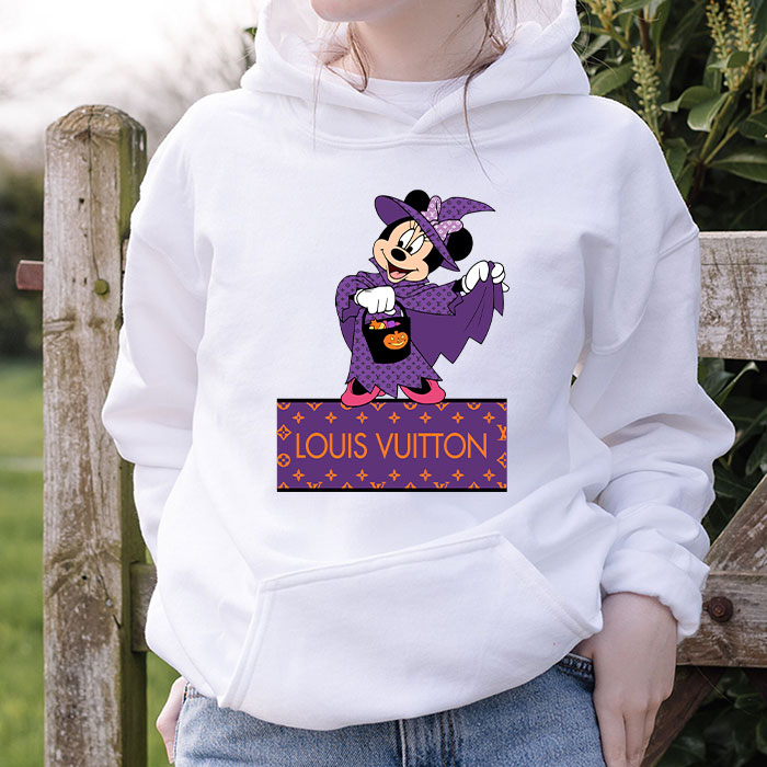 Louis-Vuitton-Monogram-Canvas-Pattern-Halloween-Minnie-Mouse-Unisex-Pullover-Hoodie-TB122-1