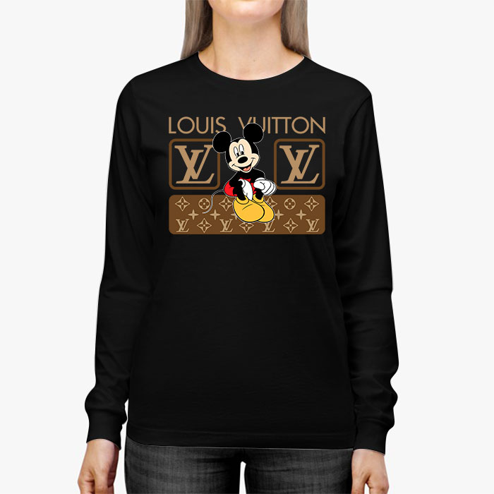 Louis-Vuitton-Monogram-Canvas-Pattern-Mickey-Mouse-Unisex-Kid-Long-Sleeve-Tee-TBL156-3