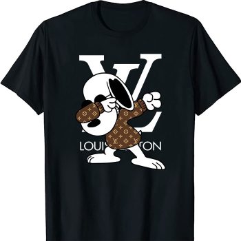 Louis Vuitton Monogram Canvas Pattern Snoopy Dabbing LV Unisex T-Shirt CB405
