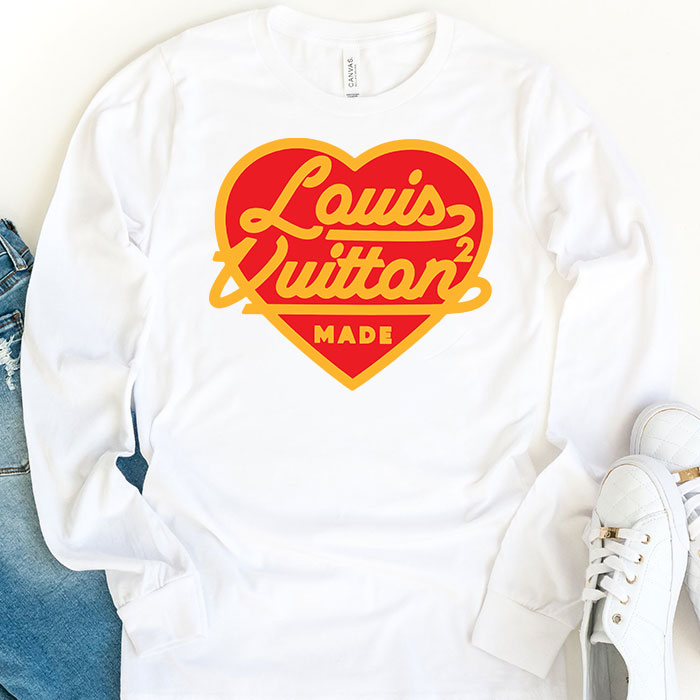 Louis-Vuitton-Nigo-Intarsia-Jacquard-Heart-Crewneck-Unisex-Kid-Long-Sleeve-Tee-TBL186-1