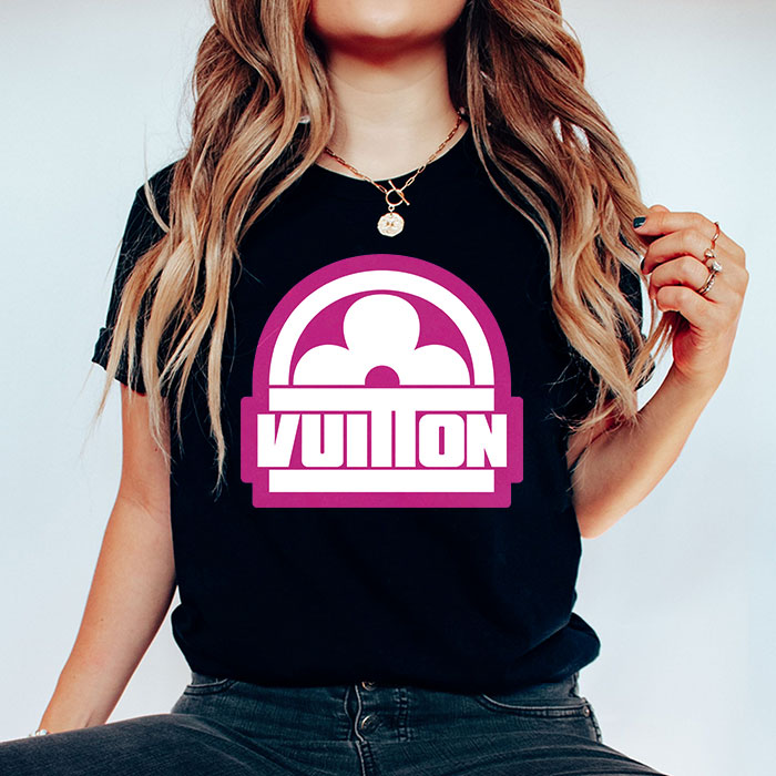Louis-Vuitton-Pink-Logo-Luxury-LV-Unisex-T-Shirt-CB442-1