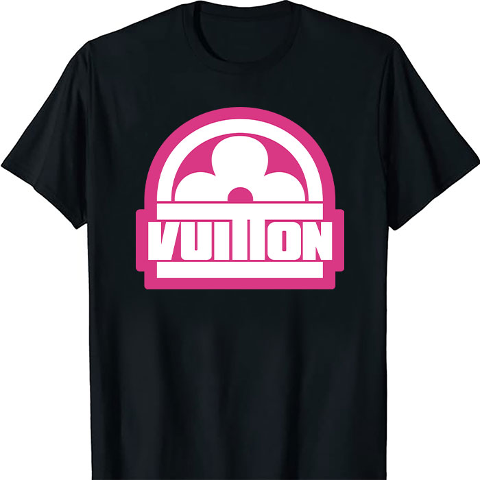 Louis-Vuitton-Pink-Logo-Luxury-LV-Unisex-T-Shirt-CB442 Louis Vuitton Pink Logo Luxury LV Unisex T-Shirt CB442