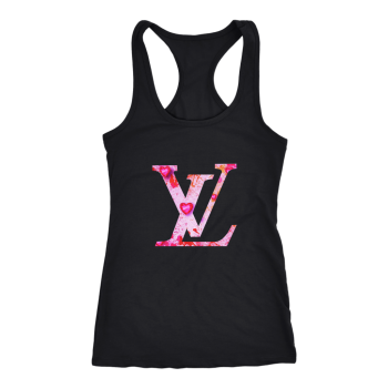Louis Vuitton With Love Women Racerback Tank Top