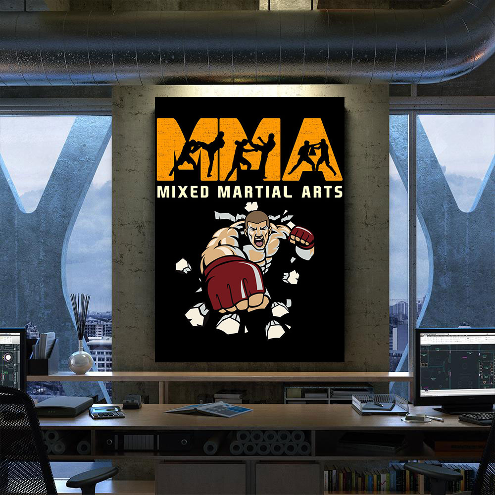 MMA-Muay-Thai-Kickboxing-Canvas-Poster-Prints-Wall-Art-Decor-For-Fan-M3-1