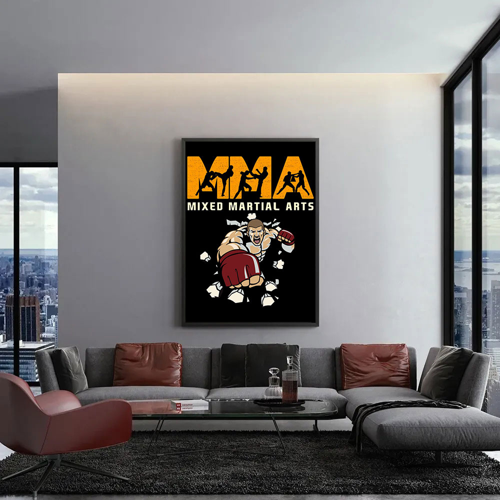 MMA-Muay-Thai-Kickboxing-Canvas-Poster-Prints-Wall-Art-Decor-For-Fan-M3-2
