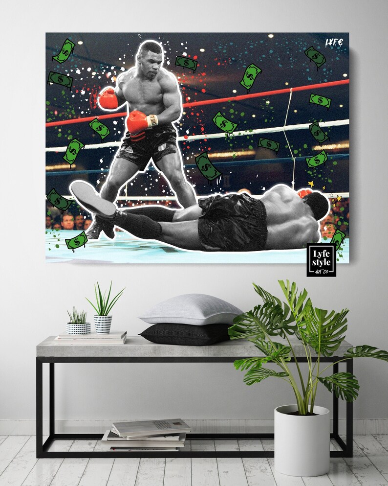 Mike-Tyson-Art-Canvas-Boxing-Sport-Canvas-Sport-Quote-Knockout-Tyson-Quote Mike Tyson Art Canvas Boxing Sport Canvas Sport Quote Knockout Tyson Quote