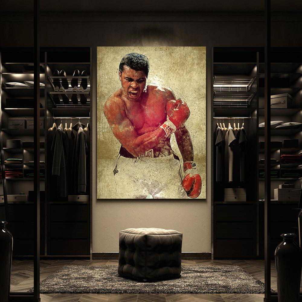 Muhammad-Ali-Canvas-Poster-Prints-Wall-Art-Decor-For-Fan-M21 Muhammad Ali Canvas Poster Prints - Wall Art Decor For Fan M21