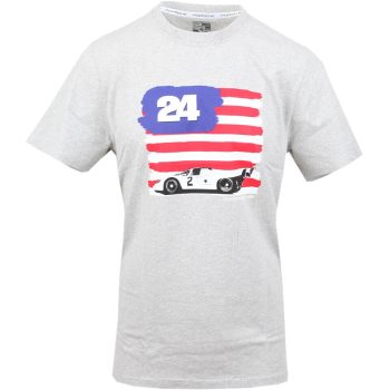 Porsche Men Tee Unisex T-Shirt 'Flag' Size Us M FTS414