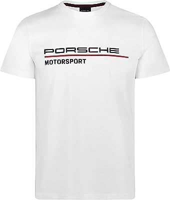 Porsche-Motorsport-White-Tee-Unisex-T-Shirt-FTS391 Porsche Motorsport White Tee Unisex T-Shirt FTS391