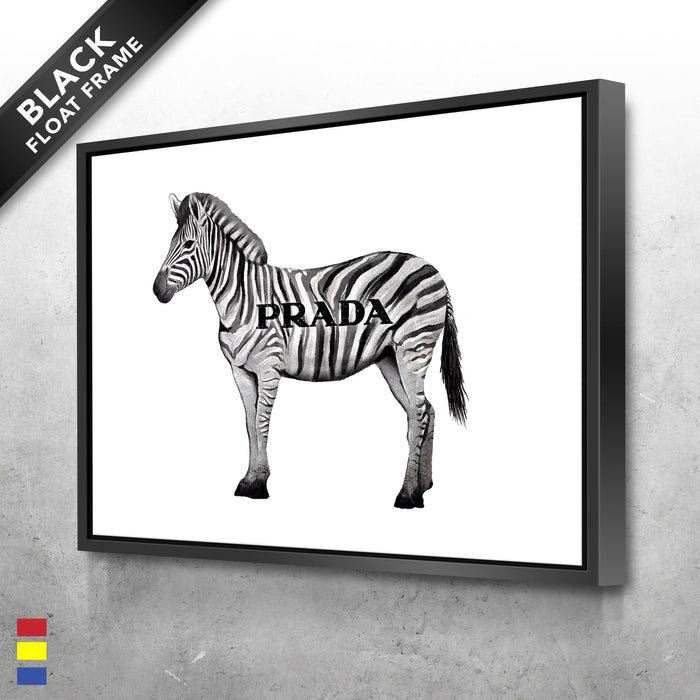 Prada-Zebra-Eleanors-Perfect-High-Fashion-Brand-Designs-With-Household-Items-And-Everyday-Foods-Artist-Spotlight-Canvas-Poster-Print-Wall-Art-Decor-1