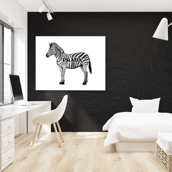 Prada-Zebra-Eleanors-Perfect-High-Fashion-Brand-Designs-With-Household-Items-And-Everyday-Foods-Artist-Spotlight-Canvas-Poster-Print-Wall-Art-Decor-2