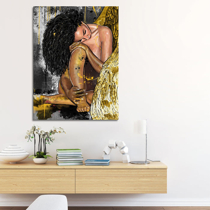 Resting-Angel-an-Astonishing-Piece-of-Art-with-Stunning-Details-Canvas-Poster-Print-Wall-Art-Decor-2