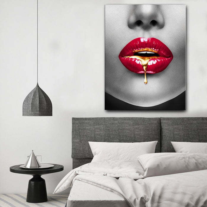 Ruby-Gold-and-The-Artist-Behind-24-Karat-Kisses-Canvas-Poster-Print-Wall-Art-Decor-2
