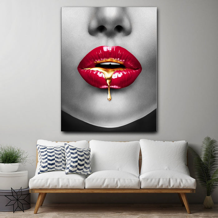 Ruby-Gold-and-The-Artist-Behind-24-Karat-Kisses-Canvas-Poster-Print-Wall-Art-Decor-3