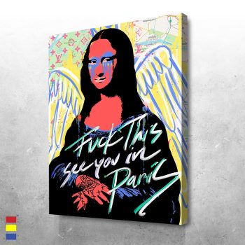 See You in Paris and the Finest Mixed Media Art Canvas Poster Print Wall Art Decor