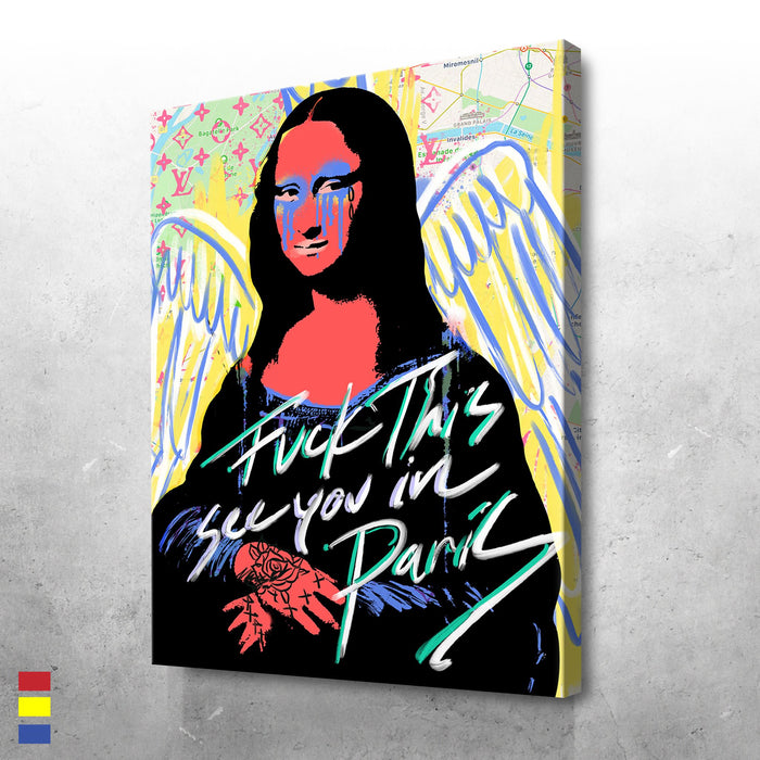 See-You-in-Paris-and-the-Finest-Mixed-Media-Art-Canvas-Poster-Print-Wall-Art-Decor See You in Paris and the Finest Mixed Media Art Canvas Poster Print Wall Art Decor