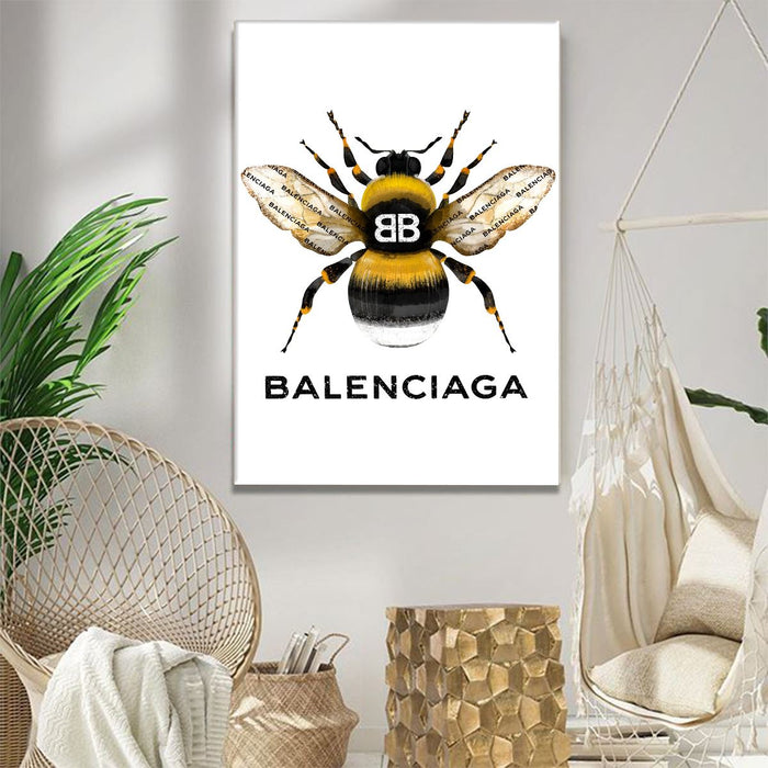 Special-Lenci-Bee-Eleanor-Morris-Designs-High-Fashion-With-Everyday-Items-Canvas-Poster-Print-Wall-Art-Decor-2