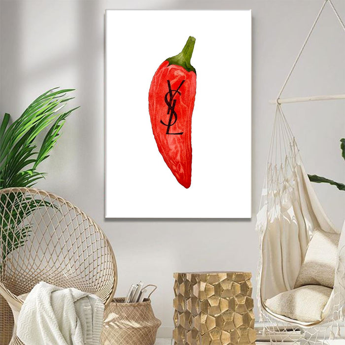 Special-YSL-Chili-Perfect-High-Fashion-Branding-With-Everyday-Foods-Canvas-Poster-Print-Wall-Art-Decor-3