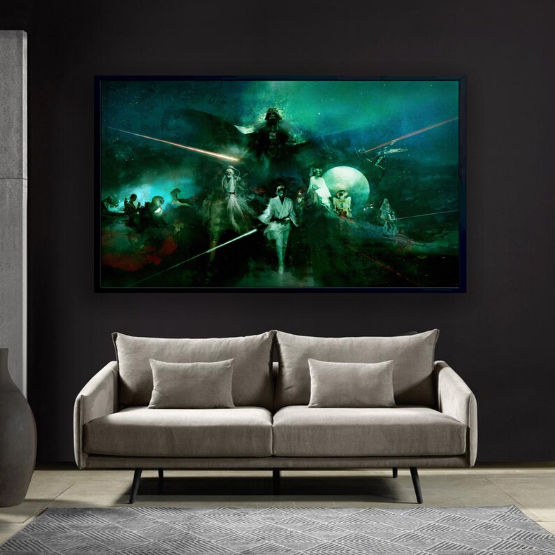 Star-Wars-Canvas-Star-Wars-Wall-Art-Star-Wars-Room-Decor-Star-Wars-Poster-Movie-Canvas-2