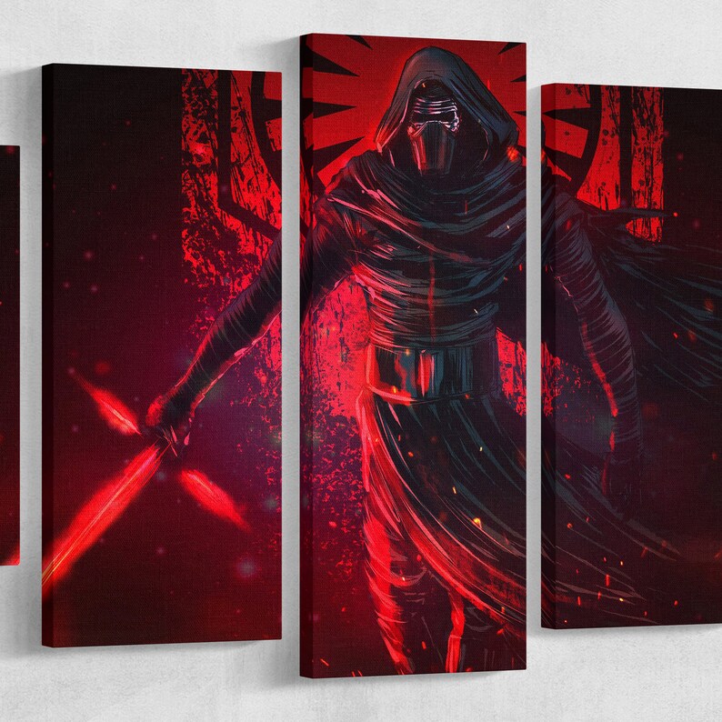 Star-Wars-Kylo-Ren-Canvas-Star-Wars-Wall-Decor-Star-Wars-Kylo-Ren-Gift-Star-Wars-1