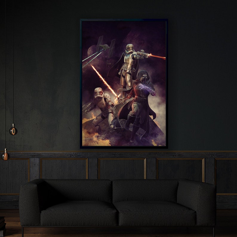 Star-Wars-Wall-Decor-Star-Wars-Canvas-Endor-Star-Wars-Poster-Return-of-the-Jedi-Star-Wars-Gift-Movie-Canvas-1